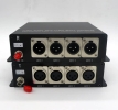 4 Channels 3-Pin XLR Balanced Audio Over Fiber Converter RCA & XLR Audio Over Fiber Extenders Video Audio Transmission Equipment AD-Net