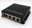 4 Channels 3-Pin XLR Balanced Audio Over Fiber Converter RCA & XLR Audio Over Fiber Extenders Video Audio Transmission Equipment AD-Net