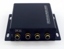 4 Port RCA Audio to Fiber Extender Set RCA & XLR Audio Over Fiber Extenders Video Audio Transmission Equipment AD-Net
