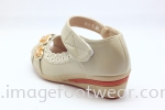 Girl 1 inch Wedge KD-908-6- APRICOT Colour Children's Shoes & Sandals