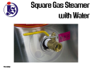 Square Gas Steamer with Water Steamer Kitchen Appliances