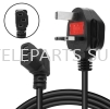 3 PIN POWER CORD (L-SHAPE) Power Cord Cable Products