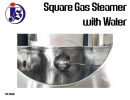 Square Gas Steamer with Water Steamer Kitchen Appliances