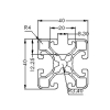 CP4040L-8 ALUMINIUM PROFILE