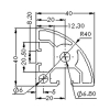 CP4040CR-8 ALUMINIUM PROFILE