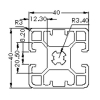 CP4040L2S0-8 ALUMINIUM PROFILE