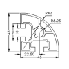 CP4545CR-10 ALUMINIUM PROFILE