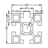 CP4545-HFS ALUMINIUM PROFILE