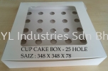 CUP CAKE BOX - 25 HOLE (348X348X76) PAPER CUP BOX CAKE BOX