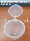 PP CONTAINER WITH HINGED (2'OZ) (50ML) PP CONTAINER WITH HINGED CONTAINER