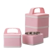 LB2128 - 2 Tier Stainless Steel Lunch Box   Food Container Household Products