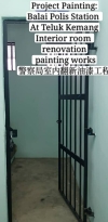 Project:Balai Polis Station:Teluk Kemang Painting Service 