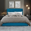 Linus Divan + Headboard Canvas Fabric Bed Frame / Katil - King/Queen/Super Single/Single Bedframe Bedroom