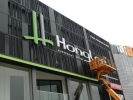 Building signage-3D lettering aluminium box up with LED light Signboard