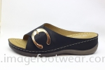 Plus Size Comfort Slipper -PS 818-34- BLACK Colour Plus Size Shoes