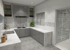 3D FOR KITCHEN Reka bentuk dapur