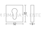 AEC-23A/SS Escutcheon Armor Lockset 