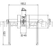 ATL-R1506/SN (Entrance) Tubular Lever Armor Lockset 