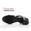 Express Polo Plus Size Ladies Sandal with 1.2 Inch Heel - SL- 9192- BLACK Colour Plus Size Shoes