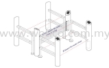 SWB_RL- Stainless Steel Railing MAG Swing Barrier Tripod Turnstile System