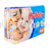 MyBaby Disposable Baby Diaper S, M, L, XL (Convenient) Convenient Pack  Diaper Mybaby