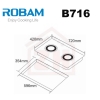 ROBAM 2 Burner Gas Cooker Hob B716 ROBAM GAS COOKER HOB GAS COOKER HOB KITCHEN APPLIANCES