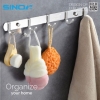 SINOR BF-9016-5 SUS304 Stainless Steel Wall-Mount Clothes Hanger 5 Hook Hanger Hook Sanitary Ware