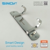 SINOR BF-9016-2 SUS304 Stainless Steel Wall-Mount Clothes Hanger 2 Hook Hanger Hook Sanitary Ware