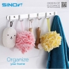 Sinor BF-9016-6 SUS304 Stainless Steel Wall-Mount Clothes Hanger 6 Hook Hanger Hook Sanitary Ware