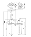 HIGH WORKING PRESSURE MODULAR - FRL834H THB 89 / 80 SERIES AIR CONTROL UNITS PNEUMATIC COMPONENTS  & TOOLS 