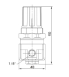 REGULATOR R20 THB MINI TYPE 20 SERIES AIR CONTROL UNITS PNEUMATIC COMPONENTS  & TOOLS 