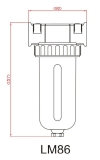 LM863 DESICCANT DRYER THB AIR CLEAN / DRYER AIR CONTROL UNITS PNEUMATIC COMPONENTS  & TOOLS 