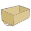 HALF REGULAR SLOTTED (HRSC) CORRUGATED BOX