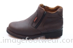 BIG TRUCK Mid Cut Men Safety Shoes BT8019 - DARK MAROON Colour BRANDED Men and Ladies Safety Boots.