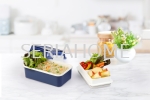 Superlock 2 Layer Rectangular Lunchbox - 1,300 ML Green Superlock Set & Lunchbox Series Super Lock