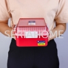 Superlock 2 Layer Square Lunchbox - 1,550 ML Red Superlock Set & Lunchbox Series Super Lock