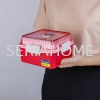 Superlock 2 Layer Square Lunchbox - 1,550 ML Red Superlock Set & Lunchbox Series Super Lock
