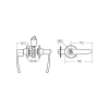 H&#228;fele Tubular Lock MTL 8101 Tubular & Cylindrical Mechanical Locks
