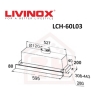 LIVINOX Cooker Hood LCH-60L03 LIVINOX COOKER HOOD COOKER HOOD KITCHEN APPLIANCES