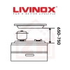 LIVINOX Cooker Hood LCH-60L03 LIVINOX COOKER HOOD COOKER HOOD KITCHEN APPLIANCES