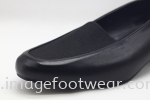 PlusSize Women 1 inch Heel Shoe- PS-1206 BLACK Colour Plus Size Shoes