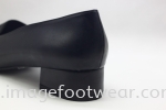 PlusSize Women 1 inch Heel Shoe- PS-1206 BLACK Colour Plus Size Shoes