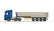 SR-50F-U Semi Trailer Rear Tipping Semi Trailer