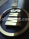 MNS Works -Gold stainless steel 3D box up lettering signage   Gold Stainless Steel 3D box up lettering Signage Signboard