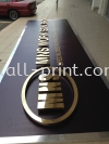 MNS Works -Gold stainless steel 3D box up lettering signage   Gold Stainless Steel 3D box up lettering Signage Signboard