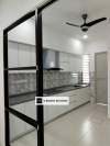 BANDAR TASIK MUTIARA KITCHEN CABINET -GLASS DOOR KITCHEN CABINET 