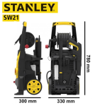 SW21 STANLEY HIGH PRESSURE WASHER 2100W 145BAR WATER JET CLEANER