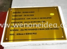 Gold SS Plate Etching Stainless Steel Plate Etching Aluminium/ Stainless Steel/ Traffolyte Plate