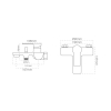 TF-9901 Bath Mixer Modern Depot