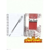 CW2204 SPIRAL BOOK WITH RING A6 SIZE 50'S Notebook Writing & Correction Stationery & Craft